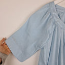 Second-Hand - Country Road Baby Blue Linen & Silk Blend Blouse Size 6 - SwapUp