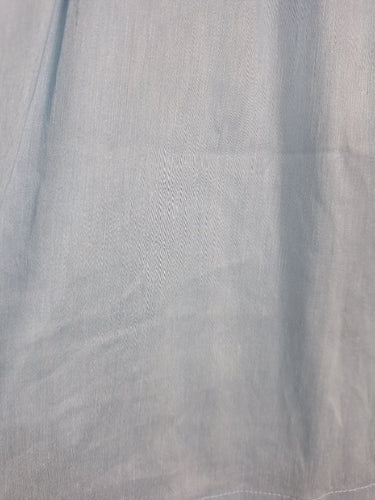 Second-Hand - Country Road Baby Blue Linen & Silk Blend Blouse Size 6 - SwapUp