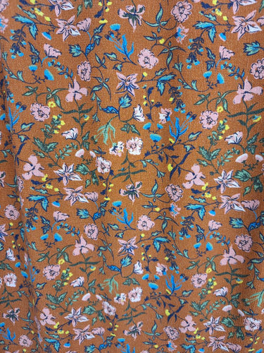 Second-Hand - Superdry Soft Fall Floral Midi Skirt Size 8 - SwapUp
