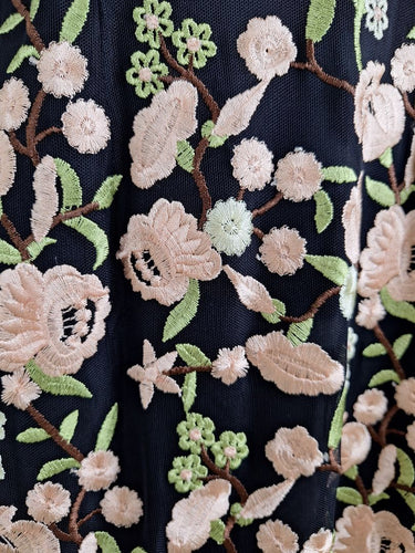 Second-Hand - Rodeo Show Layered Cherry Blossom Midi Dress Size 6 - SwapUp