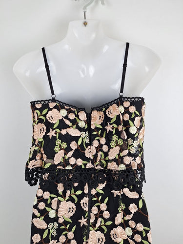 Second-Hand - Rodeo Show Layered Cherry Blossom Midi Dress Size 6 - SwapUp