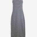Second-Hand - Sportscraft Navy Ribbed Maxi Dress Size 6 - SwapUp