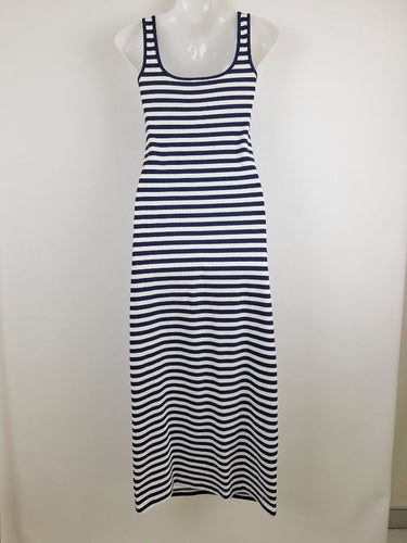 Second-Hand - Sportscraft Navy Ribbed Maxi Dress Size 6 - SwapUp