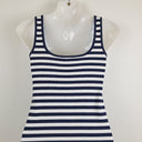 Second-Hand - Sportscraft Navy Ribbed Maxi Dress Size 6 - SwapUp