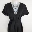 Second-Hand - Viktoria & Woods Casual Chic Lace Up Jumpsuit Size 6 - SwapUp