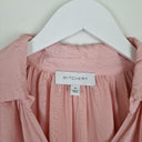 Second-Hand - Country Road Relaxed Puff Pink Blouse Size 6 - SwapUp