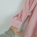 Second-Hand - Country Road Relaxed Puff Pink Blouse Size 6 - SwapUp