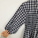 Second-Hand - Witchery Shirred Plaid Puff Blouse Size 6 - SwapUp