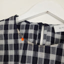 Second-Hand - Witchery Shirred Plaid Puff Blouse Size 6 - SwapUp