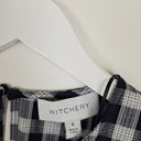 Second-Hand - Witchery Shirred Plaid Puff Blouse Size 6 - SwapUp
