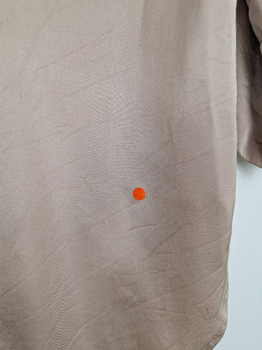 Second-Hand - Witchery Satin Stone Button-up Shirt Size 6 - SwapUp