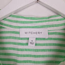 Second-Hand - Witchery Candy Stripe Linen Shirt Size 6 - SwapUp