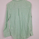 Second-Hand - Witchery Candy Stripe Linen Shirt Size 6 - SwapUp