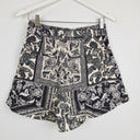 Second-Hand - Witchery Paisley Linen Tie Shorts Size 8 - SwapUp