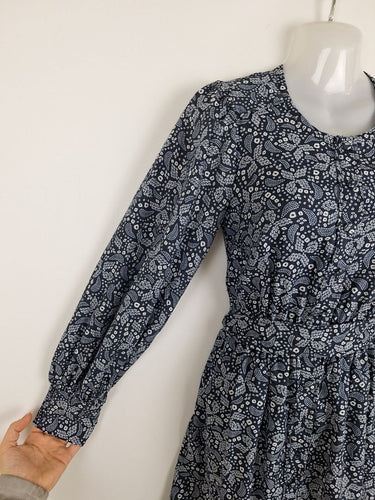 Second-Hand - Witchery Everyday Navy Print Dress Size 4 - SwapUp