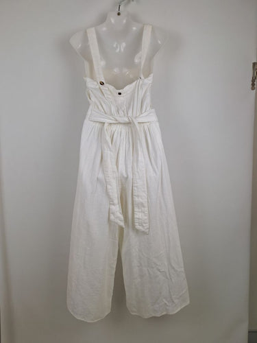 Second-Hand - Billabong Crisp Cotton Boho Jumpsuit Size 8 - SwapUp