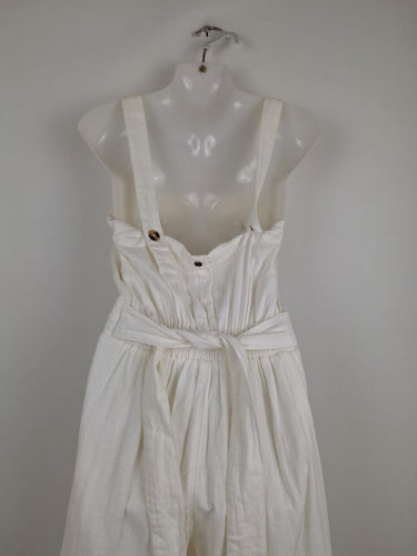 Second-Hand - Billabong Crisp Cotton Boho Jumpsuit Size 8 - SwapUp