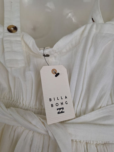 Second-Hand - Billabong Crisp Cotton Boho Jumpsuit Size 8 - SwapUp