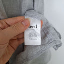 Second-Hand - Seed Stone Linen Tiered Shift Dress Size 8 - SwapUp