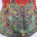 Second-Hand - Josh Goot Striking Foliage Strapless Peplum Evening Top Size 10 - SwapUp