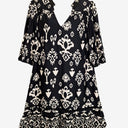 Second-Hand - Stella Essential Patterned Frill Mini Dress Size 10 - SwapUp