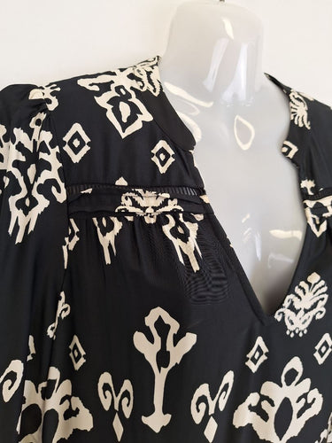 Second-Hand - Stella Essential Patterned Frill Mini Dress Size 10 - SwapUp