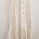 Second-Hand - Superdry Camille Button Schiffli Midi Dress Size 10 - SwapUp