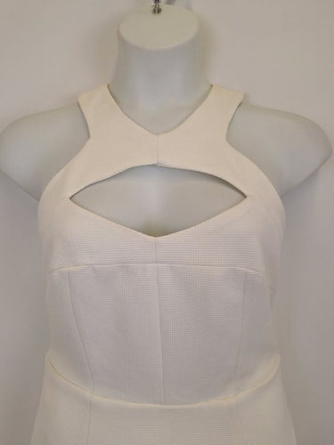 Second-Hand - Rodeo Show Isobel Mini Waffle Cut Out Mini Dress Size 12 - SwapUp