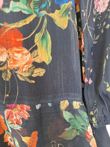 Second-Hand - Sheike Chiffon Romantic Floral Maxi Dress Size 12 - SwapUp