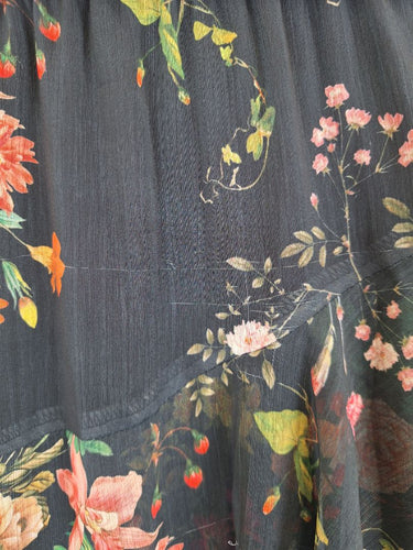 Second-Hand - Sheike Chiffon Romantic Floral Maxi Dress Size 12 - SwapUp