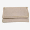 Second-Hand - Seed Ivory Classy Fabric Textured Clutch Bag - SwapUp