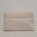 Second-Hand - Seed Ivory Classy Fabric Textured Clutch Bag - SwapUp