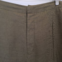 Second-Hand - Seed Khaki Pleated Wide Leg Linen Pants Size 18 - SwapUp