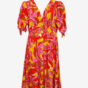 Second-Hand - Mister Zimi Fasionable Vibrant Flowy Dress Size 16 - SwapUp