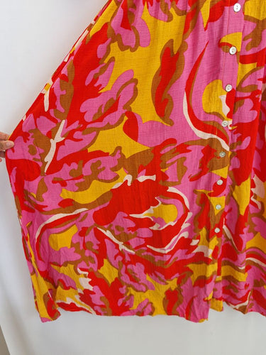 Second-Hand - Mister Zimi Fasionable Vibrant Flowy Dress Size 16 - SwapUp
