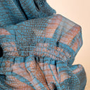 Second-Hand - Sheike Elegant Teal Animal Print Dress Size 14 - SwapUp