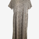 Second-Hand - Frankie And Co Comfy Leopard Print T-Shirt Dress Size 16 - SwapUp