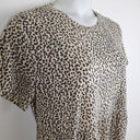 Second-Hand - Frankie And Co Comfy Leopard Print T-Shirt Dress Size 16 - SwapUp