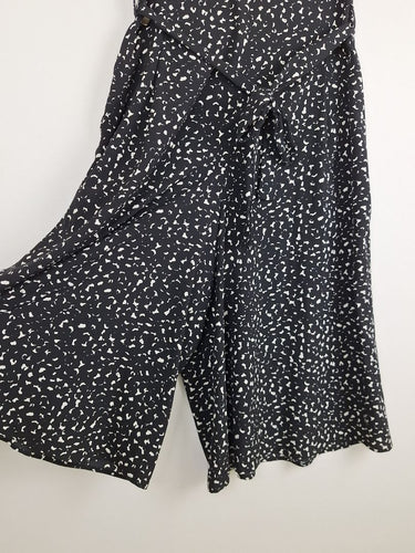 Second-Hand - Country Road Speckled Tie Belt Midi Culottes Size 8 - SwapUp