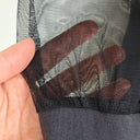 Second-Hand - Metamorpha Light Charcoal Tulle Sleeve Top Size XS - SwapUp