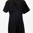 Second-Hand - Morrison Felt V Pleat Wool Blend Mini Dress Size 14 - SwapUp