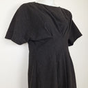 Second-Hand - Morrison Felt V Pleat Wool Blend Mini Dress Size 14 - SwapUp