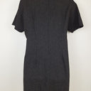 Second-Hand - Morrison Felt V Pleat Wool Blend Mini Dress Size 14 - SwapUp