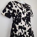 Second-Hand - Diane von Furstenberg Cow Print Denim Midi Dress Size 12 - SwapUp