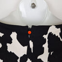 Second-Hand - Diane von Furstenberg Cow Print Denim Midi Dress Size 12 - SwapUp