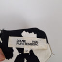 Second-Hand - Diane von Furstenberg Cow Print Denim Midi Dress Size 12 - SwapUp