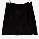 Second-Hand - Jane Lamerton Faux Suede Panelled Mini Skirt Size 14 - SwapUp