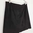 Second-Hand - Jane Lamerton Faux Suede Panelled Mini Skirt Size 14 - SwapUp