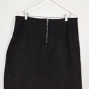 Second-Hand - Jane Lamerton Faux Suede Panelled Mini Skirt Size 14 - SwapUp