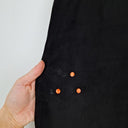 Second-Hand - Jane Lamerton Faux Suede Panelled Mini Skirt Size 14 - SwapUp